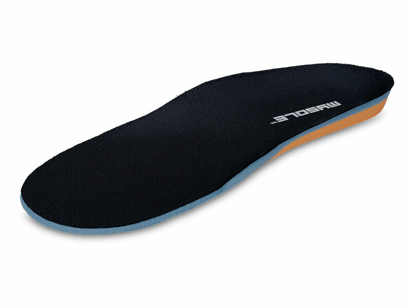 Mysole sport running inlegzool donkerblauw liggend