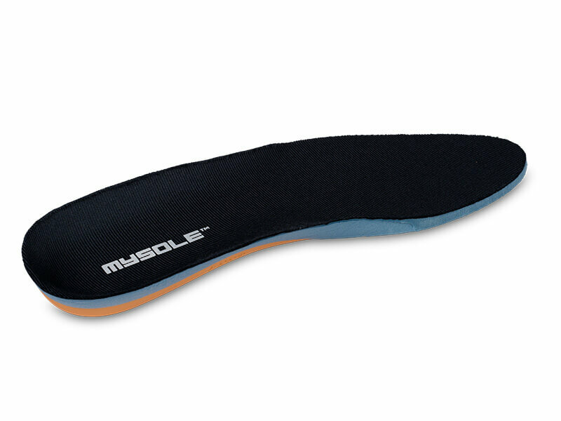 Mysole sport running inlegzool donkerblauw ondersteunig en demping