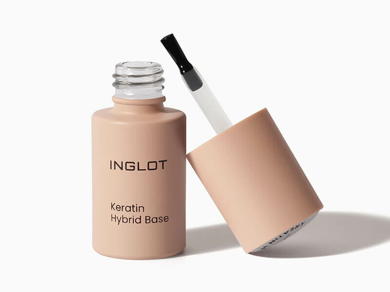 02 inglot keratin base inglot gel nagellak flesje en kwastje