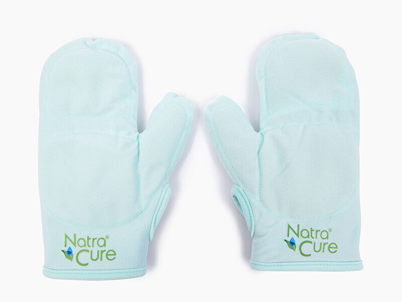 Paar natracure warmte therapie handschoenen turquoise