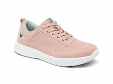 Suecos alma sneaker front aanzicht kleur peachy met witte zool