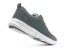 Alma sneaker schoen grijs met witte anti slip zool