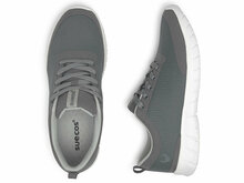 Paar alma sneaker schoenen grijs met witte zool