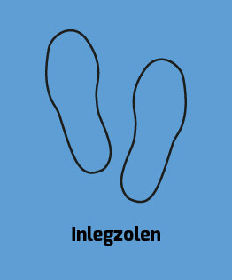 Inlegzolen doorgezakte online voet